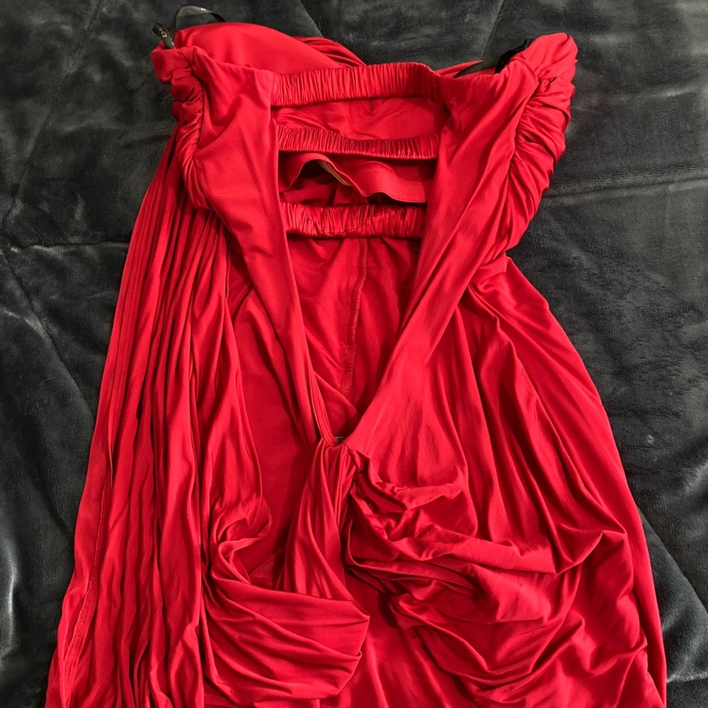 Bebe Mini Red Dress - Picture 2 of 4